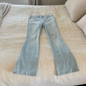 SPANX Light Blue Flare & Wide Leg Jeans